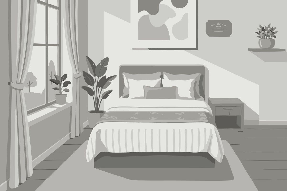 Studio Apartment with One Double Bed